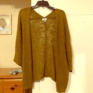 Old Navy 3/4 Olive Cardigan